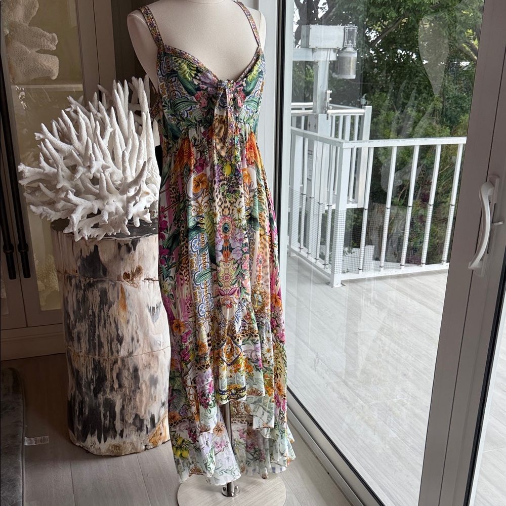 Camilla Multicolor Floral Maxi Dress